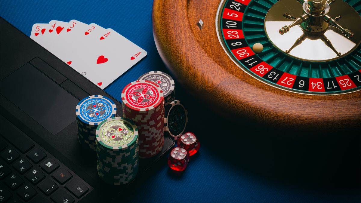 casino table in close up view